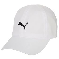Puma Womens Solid Color Embroidered Adjustable Baseball Hat