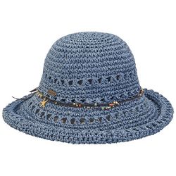 Sun N' Sand Womens Crochet Bead Woven Sun Hat