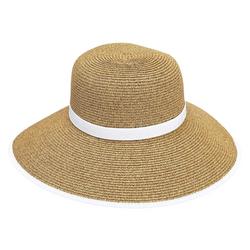Womens Contrast Trim Sun Hat