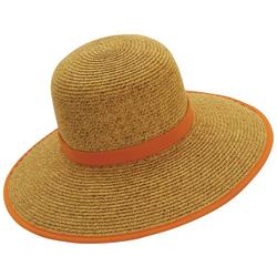 Womens Contrast Trim Sun Hat
