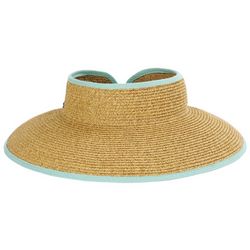 Sun N' Sand Womens Cotton Trim Band Open Top Sun Hat
