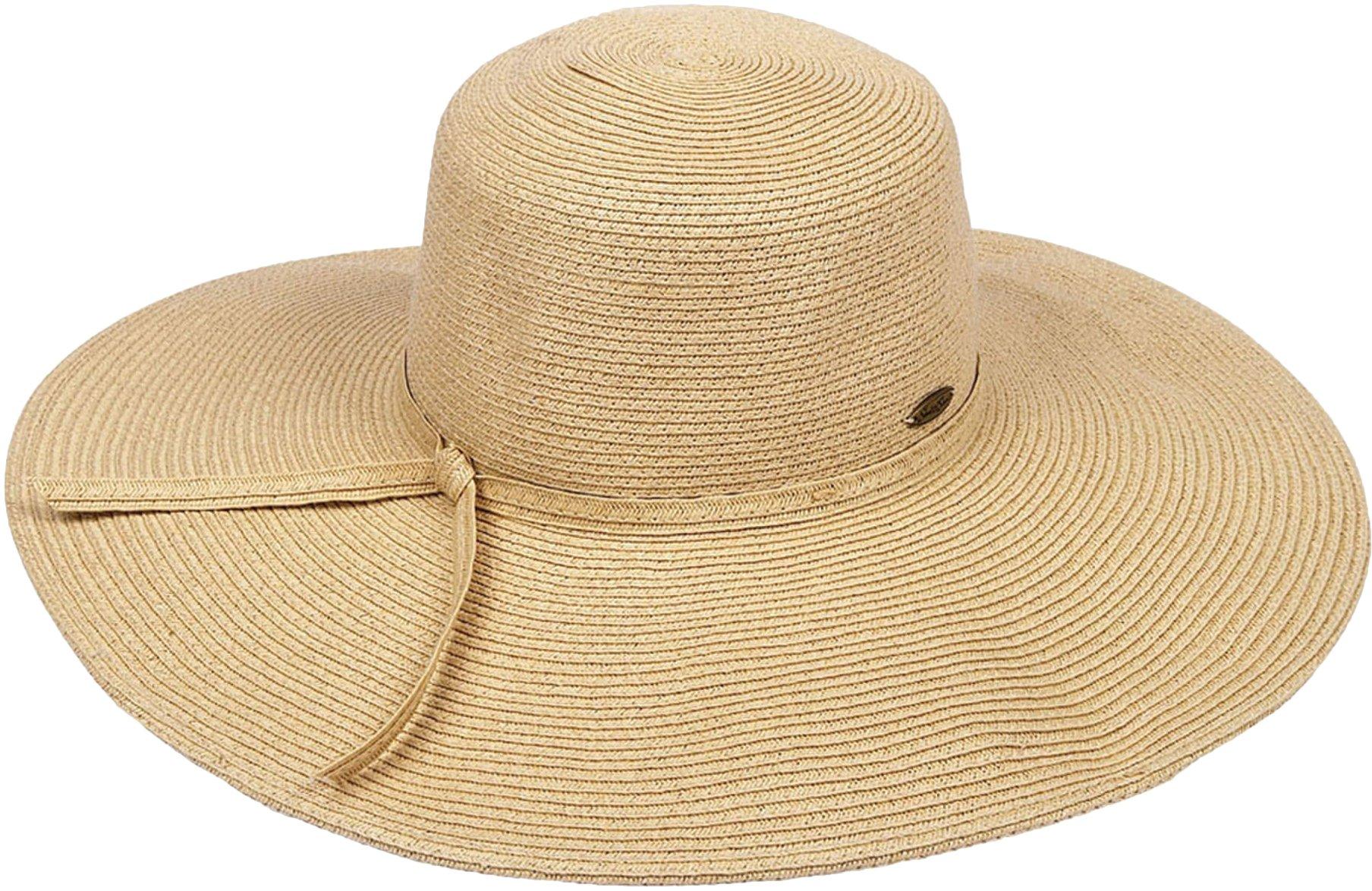 Sun N' Sand Womens Floppy Straw Sun Hat