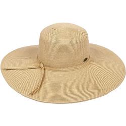 Womens Floppy Straw Sun Hat