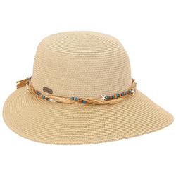 Womens Sunsaver Solid 3.5 In. Taper Brim Sun Hat