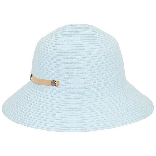 Sun N' Sand Womens Solid Color Packable Floppy