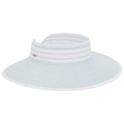 Sun N' Sand Womens Stripe Adjustable Open Top Sun Hat