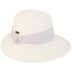 Sun N' Sand Womens Amira Paper Braid Tapered Brim Sun Hat