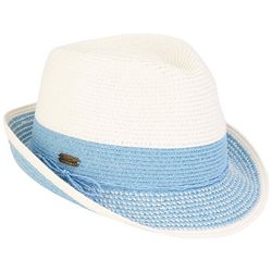Sun N' Sand Womens Ember Paper Braid Fedora Hat