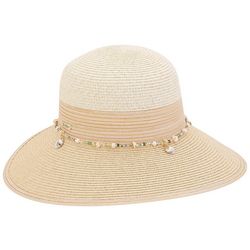 Sun N' Sand Womens Paper Braid Backless Sun Hat
