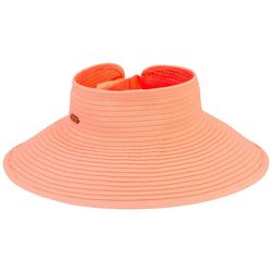 Sun N' Sand Womens Solid Adjustable Open Top Sun Hat