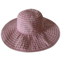 Womens Ribbon Round Sun Hat