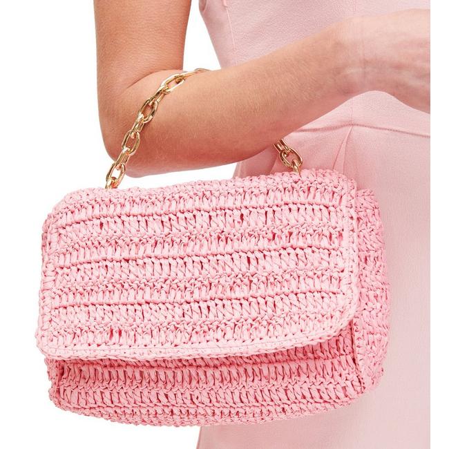 Moda Luxe Lulee Crochet Front Solid Color Crossbody Bag