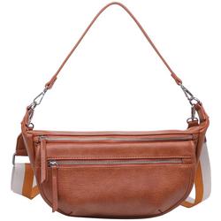 Solid Vegan Leather Belt Handbag