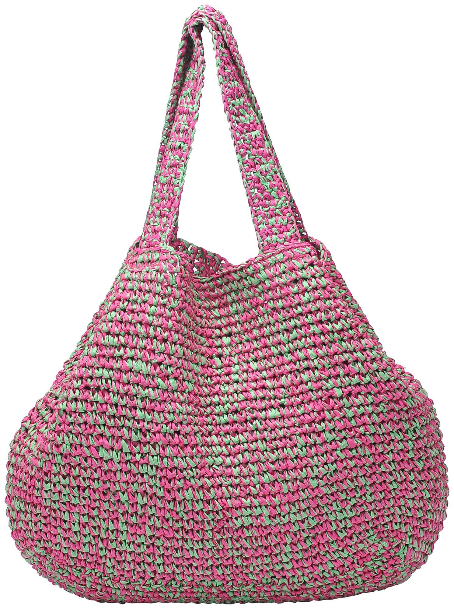 Urban Expressions Rio Crochet Tote Bag & Bonus Bag