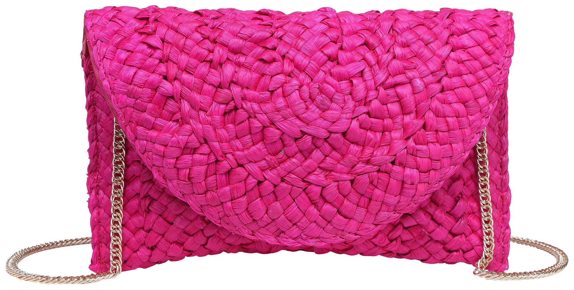 Urban Expressions Paradise Woven Crossbody Clutch