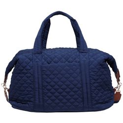 Urban Expressions Geneva Nylon Quilted Weekender Tote Bag