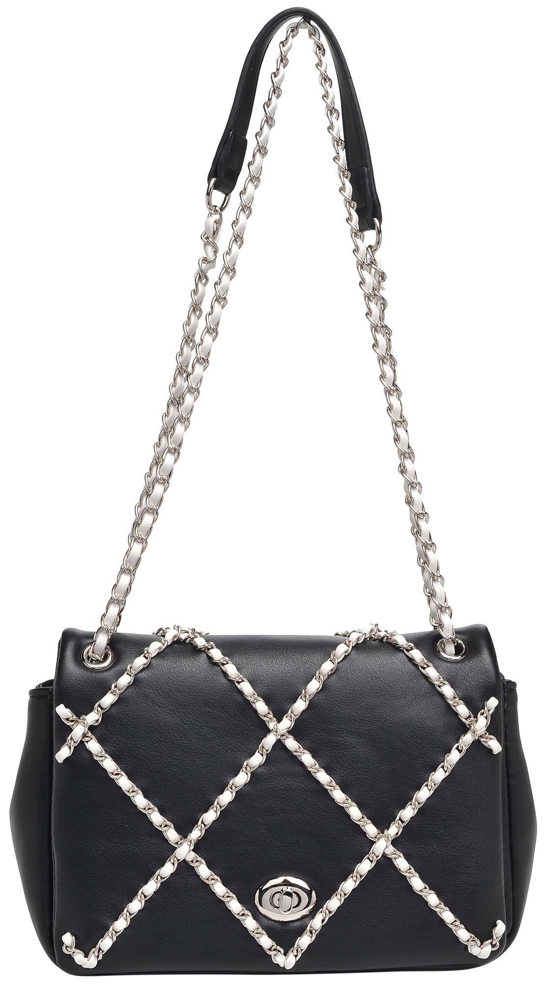 Urban Expressions Briony Chain Embellished Crossbody Bag