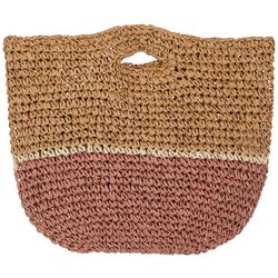 Bunulu Beach Walk Crochet Paper Straw Tote Bag