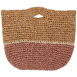 Beach Walk Crochet Paper Straw Tote Bag