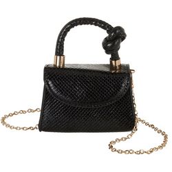Moda Luxe Anna Knotted Mini Satchel Crossbody Handbag