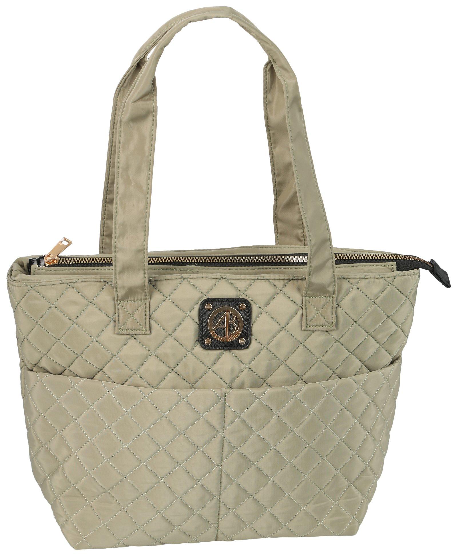 Alexis Bendel Quilted Fabric Lightweight Tote