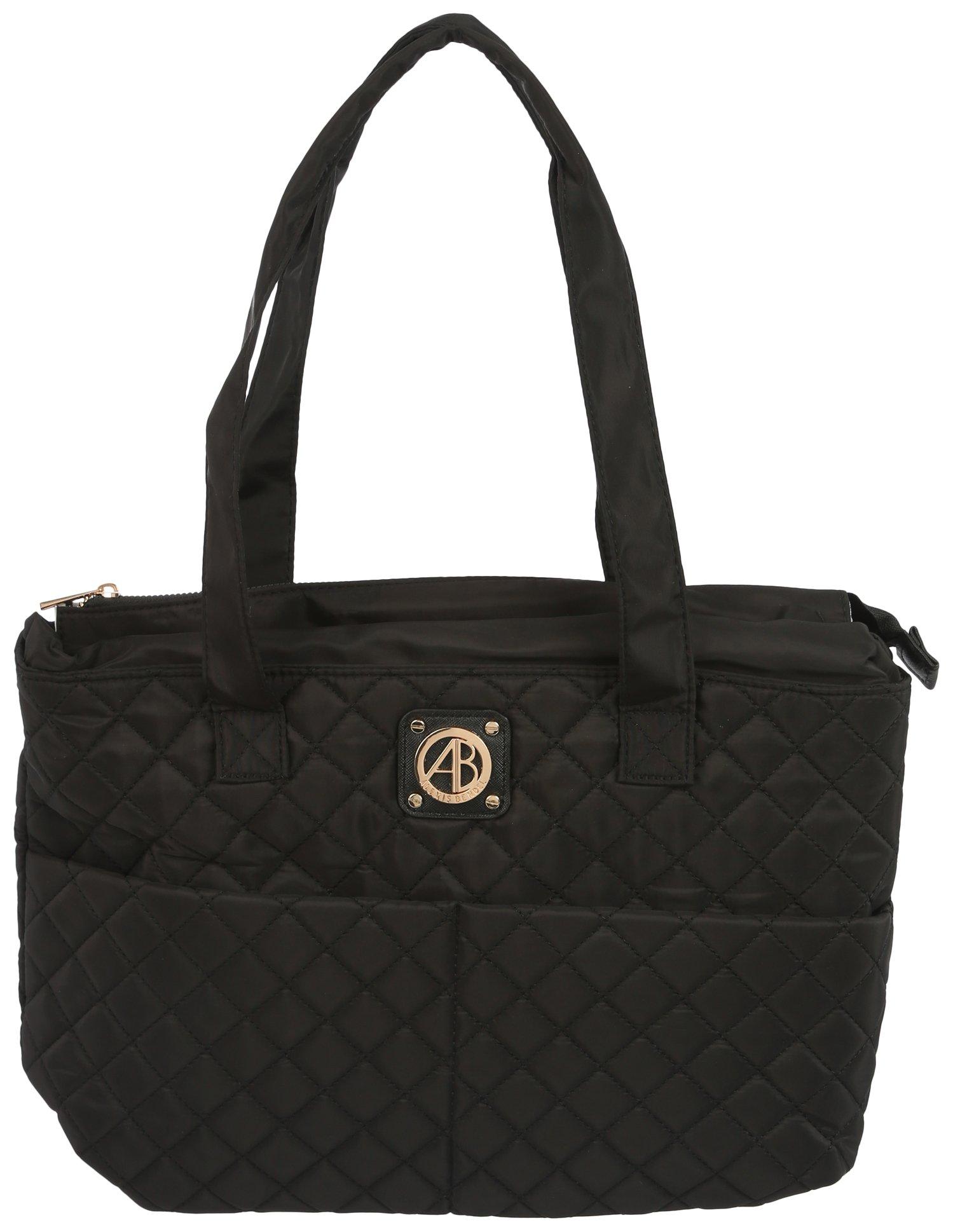 Quilted Fabric Lightweight Tote