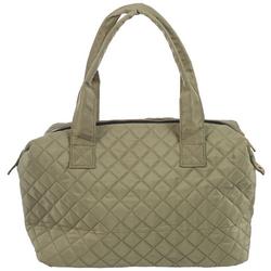 Quilted Fabric Lightweight Crossbody Tote