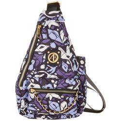 Print Quilted Sling Bag