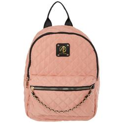 Lightweight Quilted Fabric Backpack