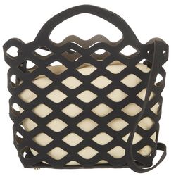 Emperia Taylor Open Weave Bucket Crossbody Handbag