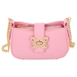 Blush Kiss Rylie Butterfly Solid Color Crossbody Bag