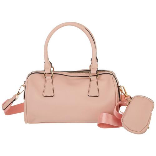 Alyssa Ashley Serena Satchel Vegan Leather Handbag