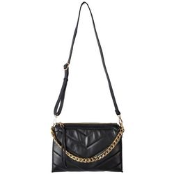 Tops Handbags Edie Quilted Vegan Leather Crossbody Bag