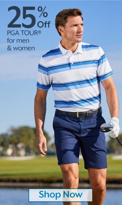 25% Off PGA Tour® for men & women