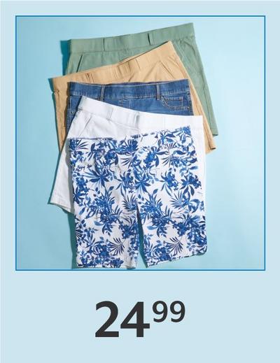 24.99 Gloria Vanderbilt® shorts for women