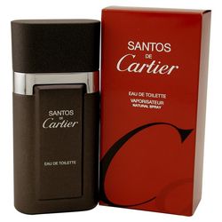 Cartier Santos De Cartier Mens Eau De Toilette 3.3 oz.