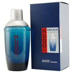 Hugo Boss Dark Blue Mens Eau De Toilette Spray 2.5 oz.