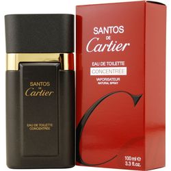 Cartier Mens Santos Concentrate Edt Spray 3.3 Oz