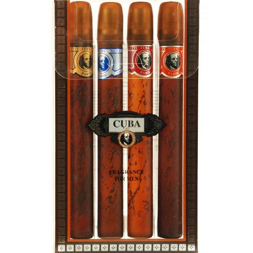 Cuba Mens 4 pc Cologne Variety Gift Set