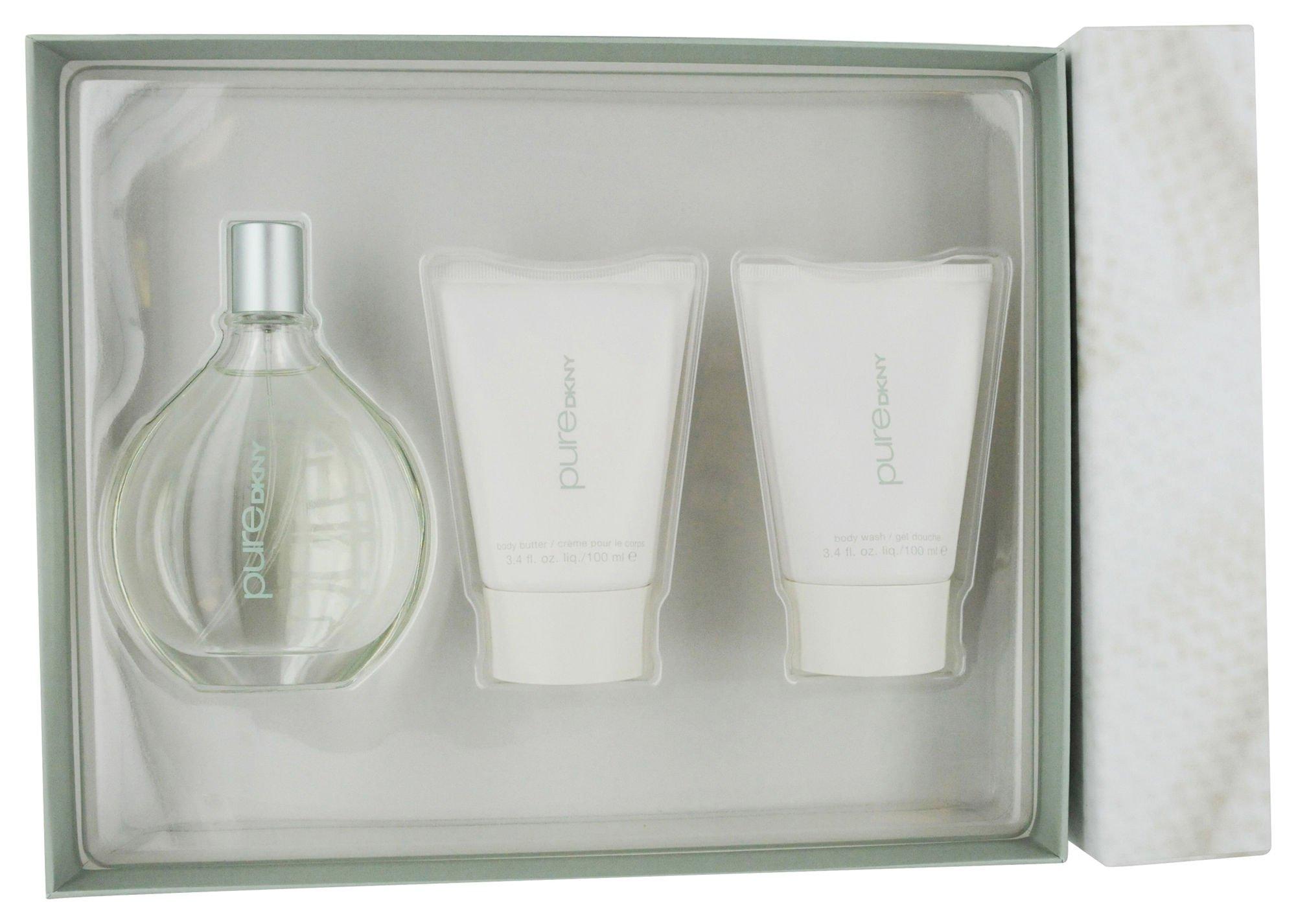 DKNY Womens Pure Verbena 3 pc Perfume Gift Set