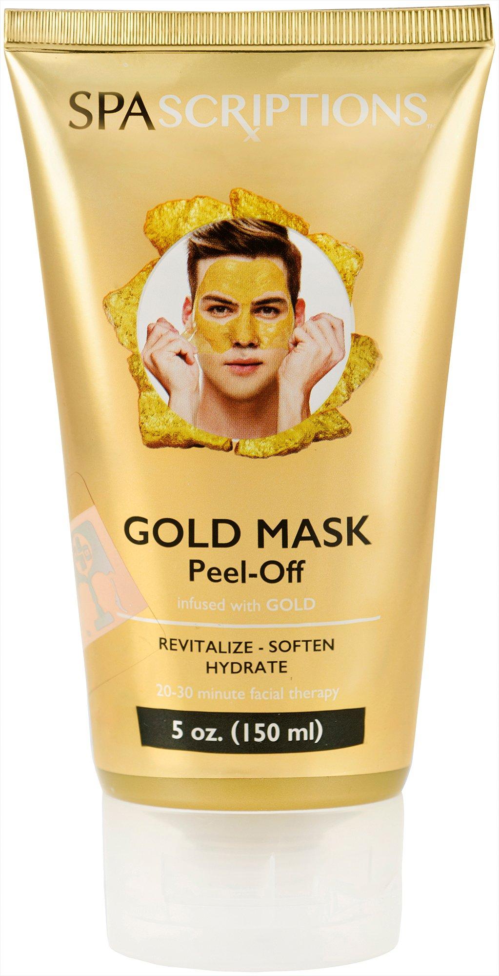 Mens black face mask peel