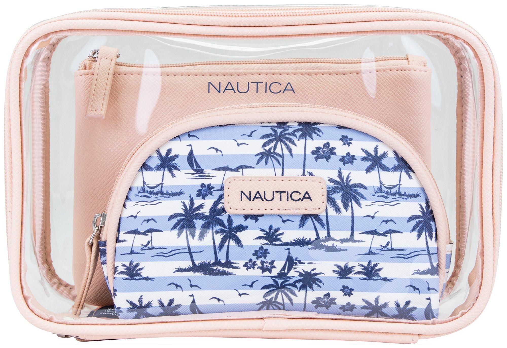 nautica makeup bag