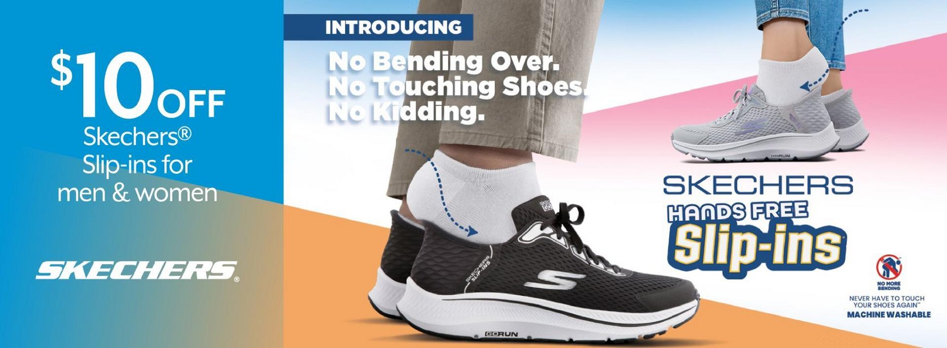 $10 Off Skechers Handsfree Slip-ins for men & women