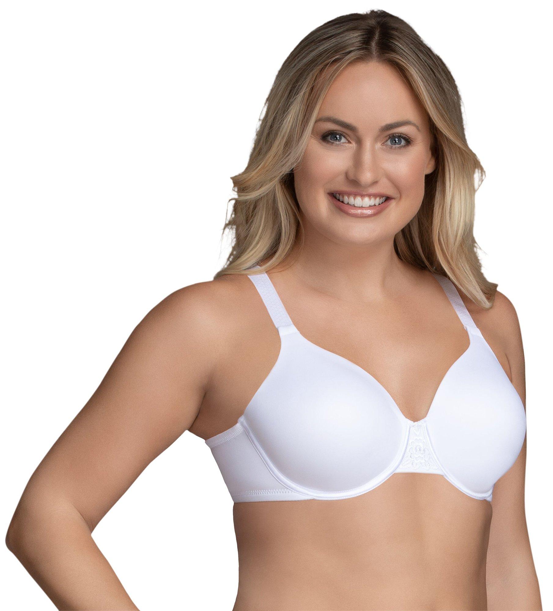 Vanity Fair Back Smoother Underwire Bra 76380 40 DD Damask Beige at   Women's Clothing store