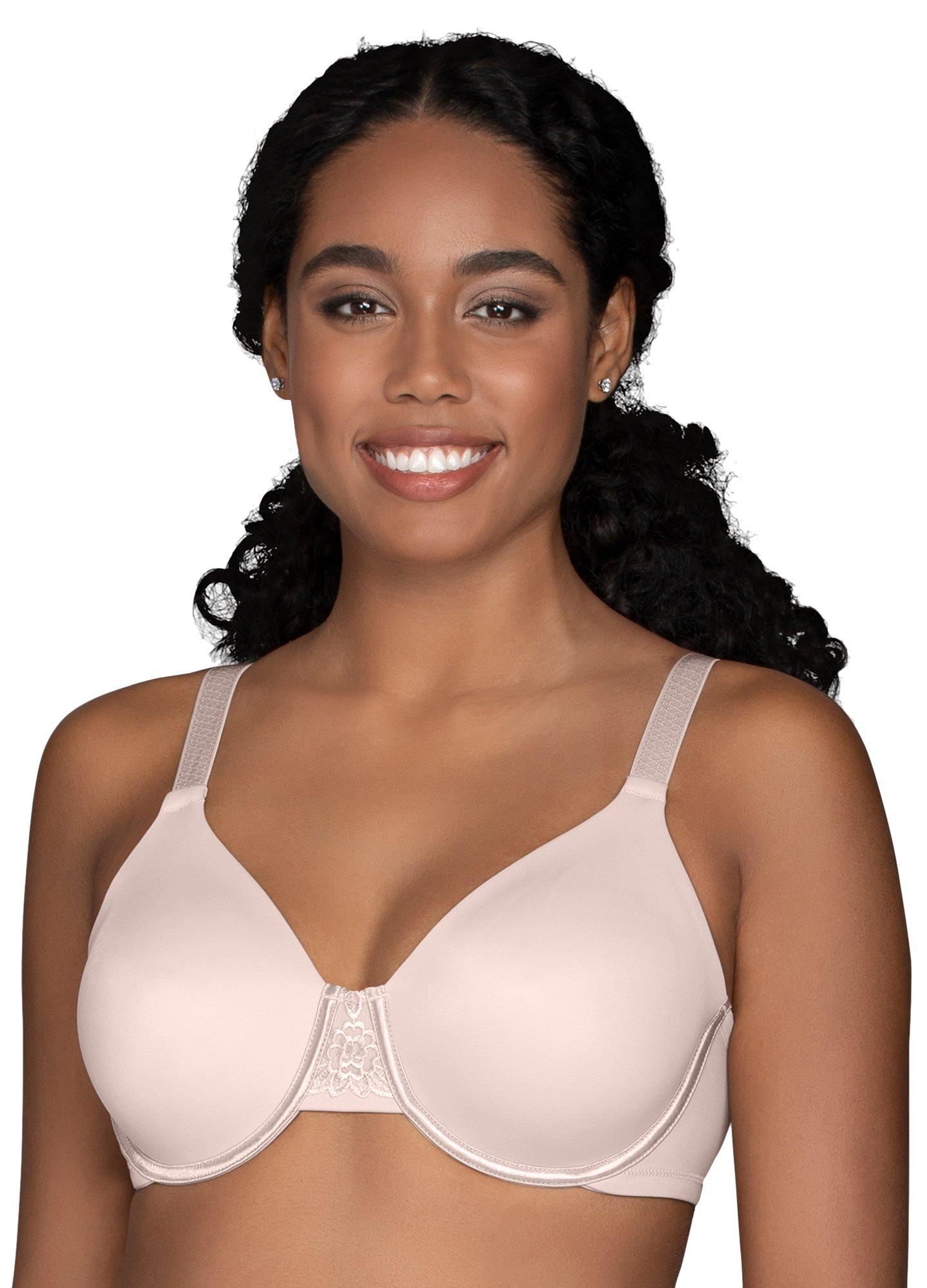Maidenform One Fab Fit Full Coverage Front-close T-back Bra In  Sandshell,pearl
