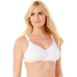 Cotton Double Support Wirefree Bra 3036