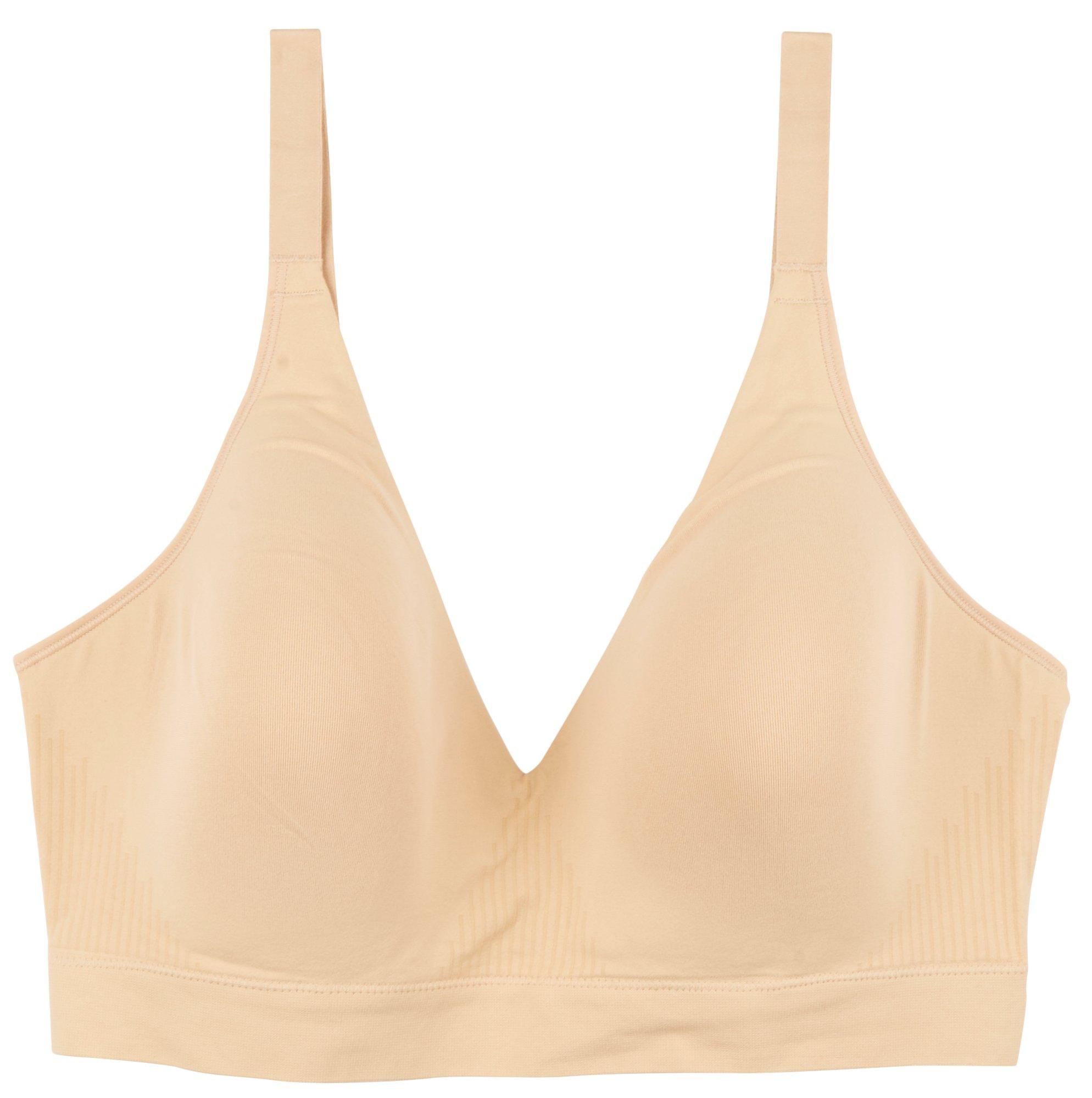 Hanes Girls' Molded Wire-Free Bra in Nude, Size 36 XL