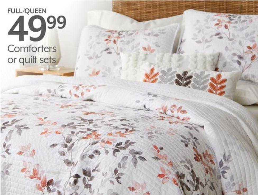 FULL/QUEEN 49.99 Comforters or quilt sets