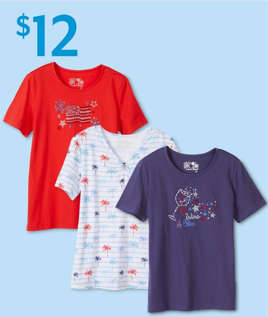 $12
Coral Bay Florida tees for women