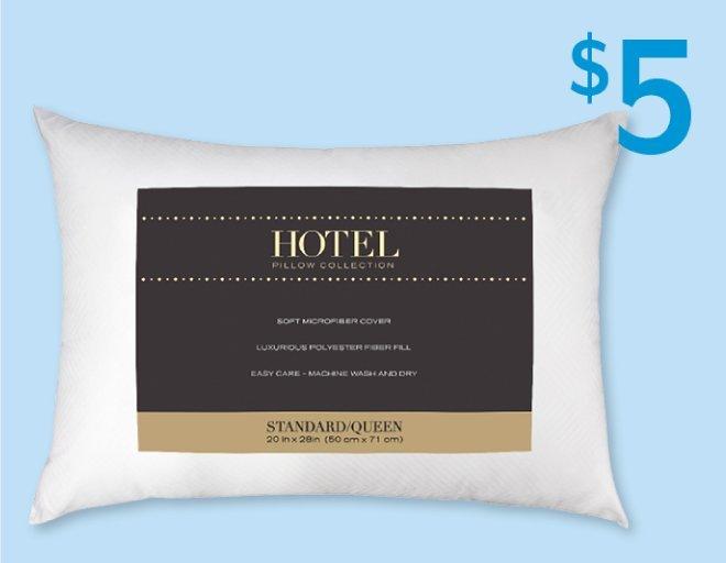 $5 Hotel bed pillows